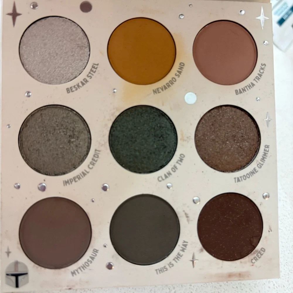 ColourPop Star Wars Mandalorian Eyeshadow Palette